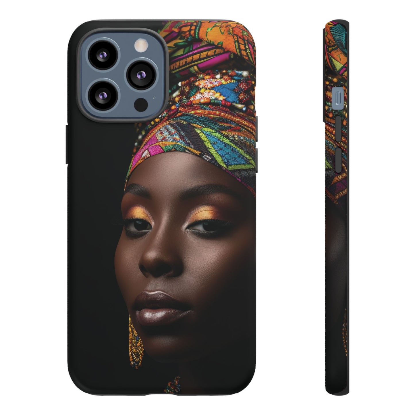 Regal Reflections: African Majesty Tough Google Pixel, iPhone and Samsung Cases.