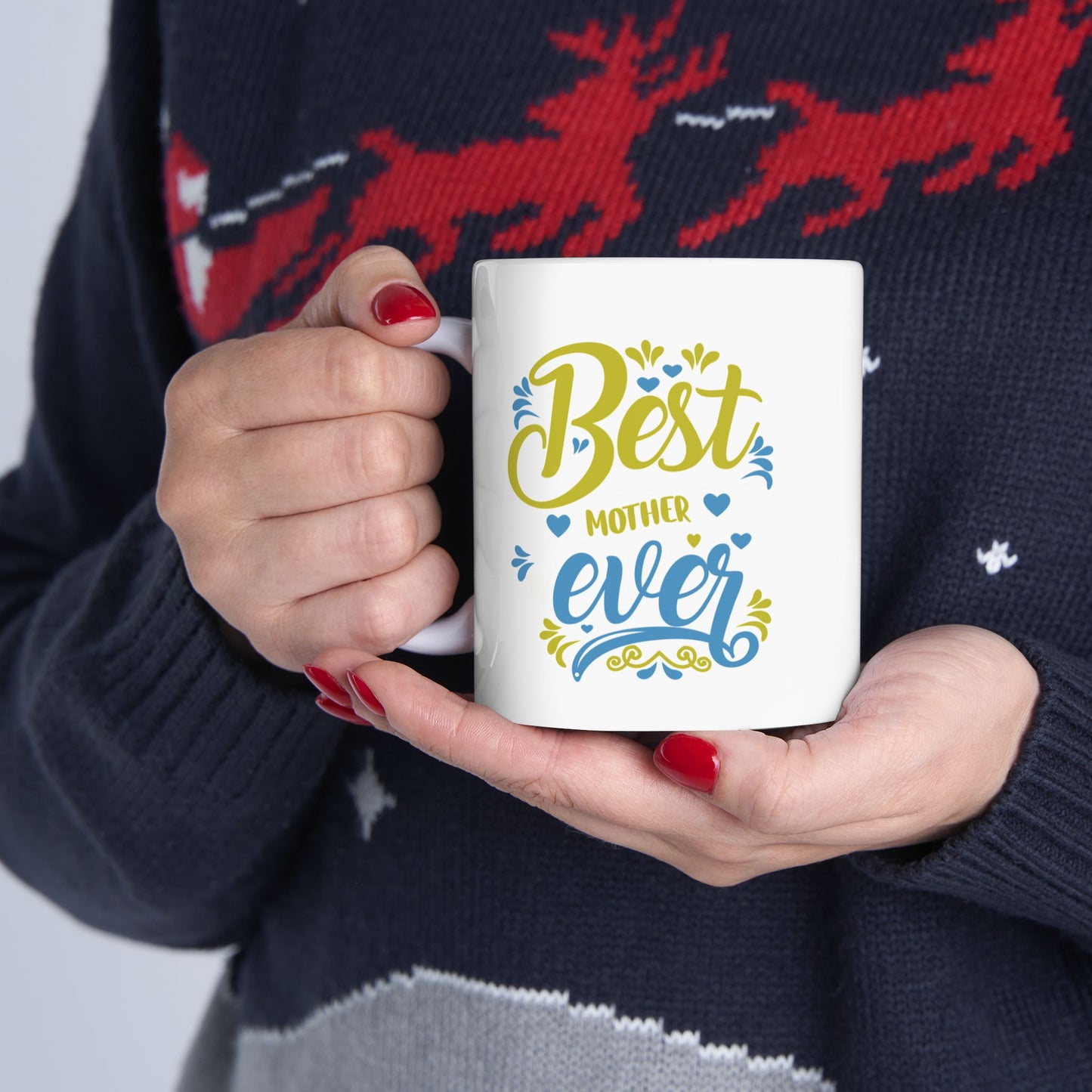 Best Mother Ever Ceramic Mug - Perfect Gift for Birthdays,Mother's Day Appreciation & Coffee Lovers.