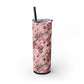 Cherry Blossom Skinny Tumbler with Straw - 20oz Floral Drinkware