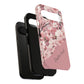 Personalized Cherry Blossom Tough Phone Case — Pink Floral Protective Case for Samsung & Google