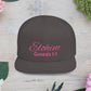 Pink Elohim Snapback Cap - Faith-Inspired Flat Bill Hat, Baseball Hat, Perfect for Gifts, Daily Wear, Spiritual Events
