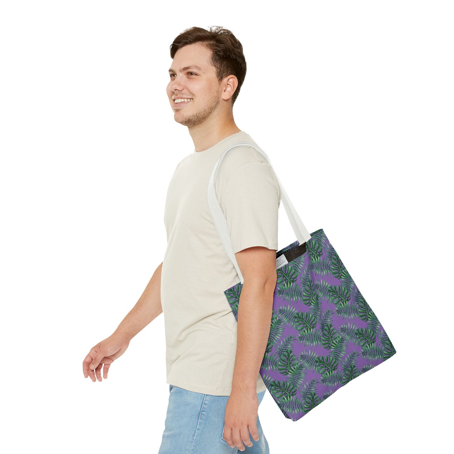 Purple Tropical Bliss Tote Bag