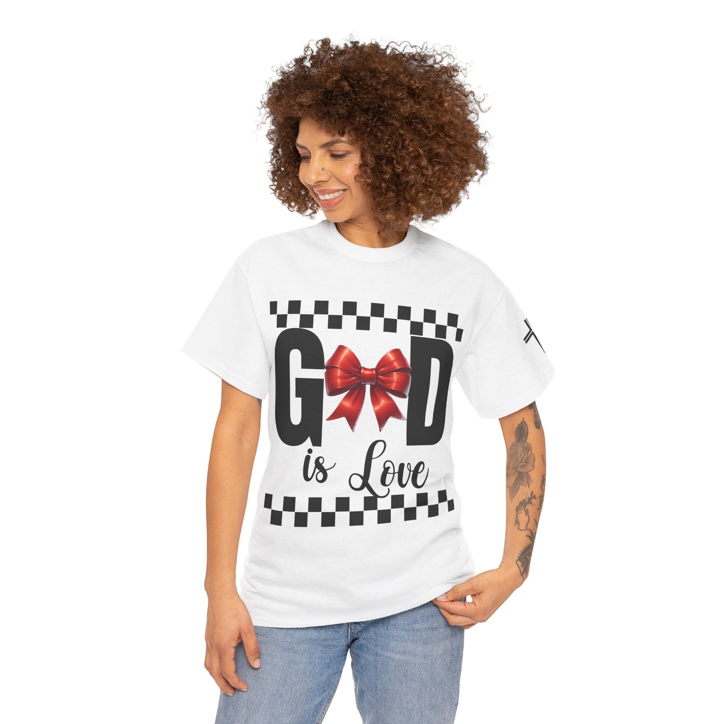 GOD is LOVE Charm Unisex Heavy Cotton Tee.