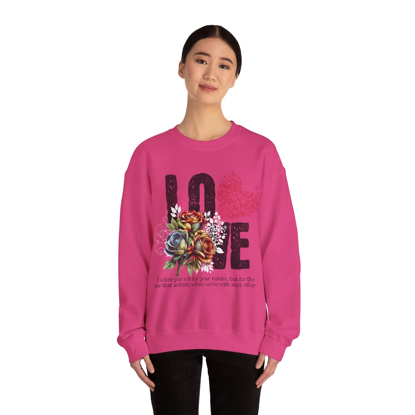 LOVE Always Unisex Heavy Blend™ Crewneck Sweatshirt.