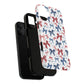 Patriotic Coquette Tough iPhone Magnetic Case, Stylish Gift for Her, Summer Celebrations, Cute Bow Design
