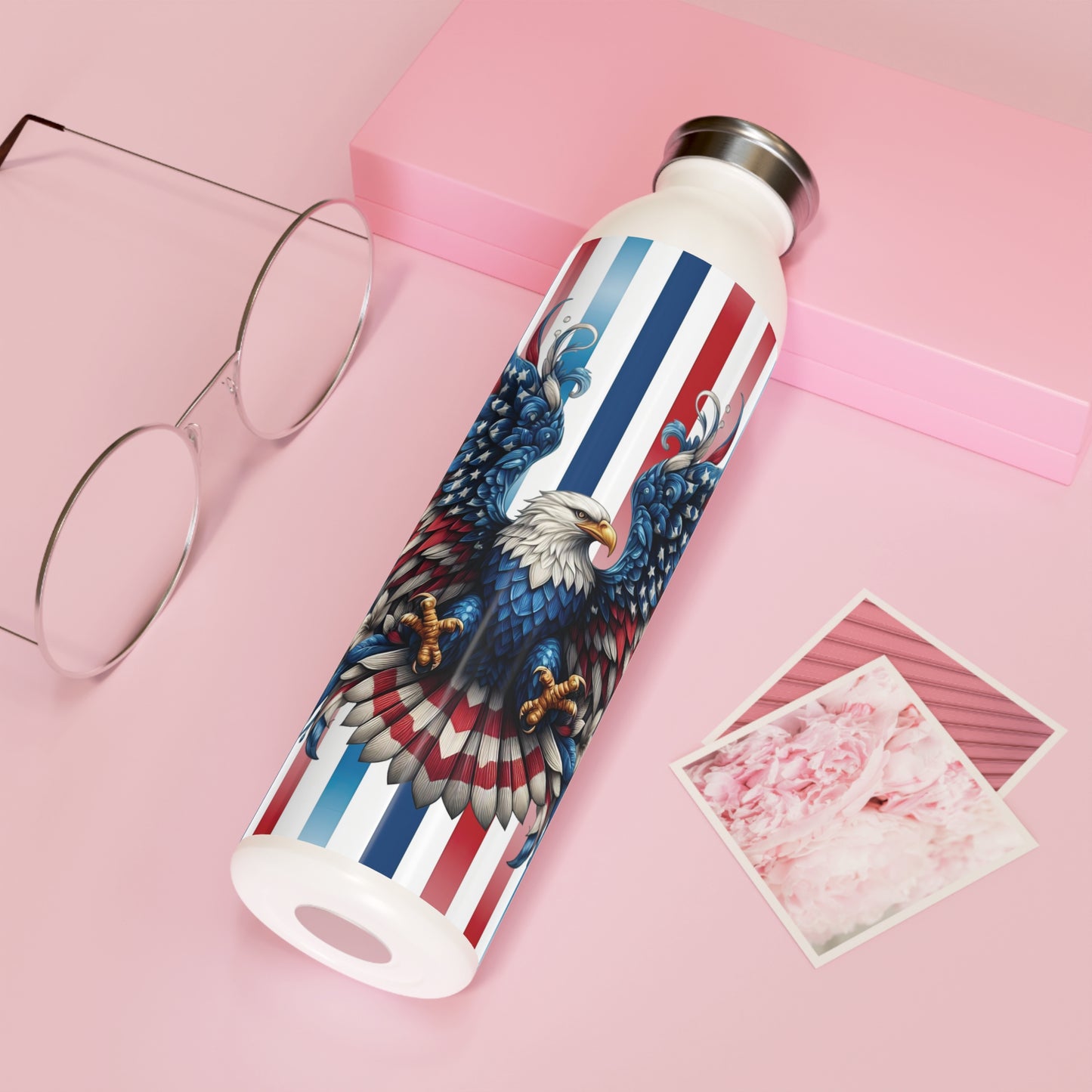 Patriotic Pride Slim Water Bottle