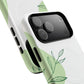 Stylish Tough iPhone Magnetic Cases with Leaf Design, iPhone Protection Cases, Greenery iPhone Covers, Eco-Friendly iPhone Accessories, Gift for Her.