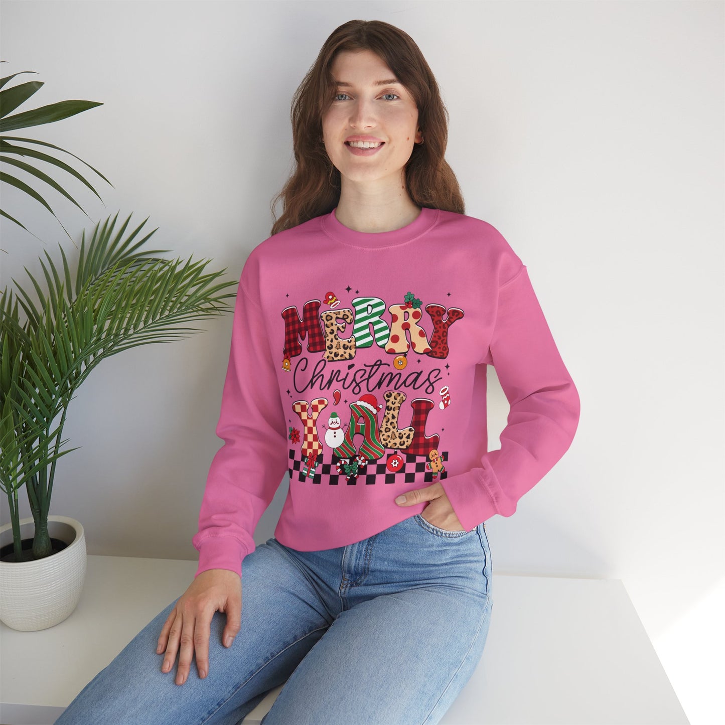 Merry Christmas Unisex Heavy Blend™ Crewneck Sweatshirt
