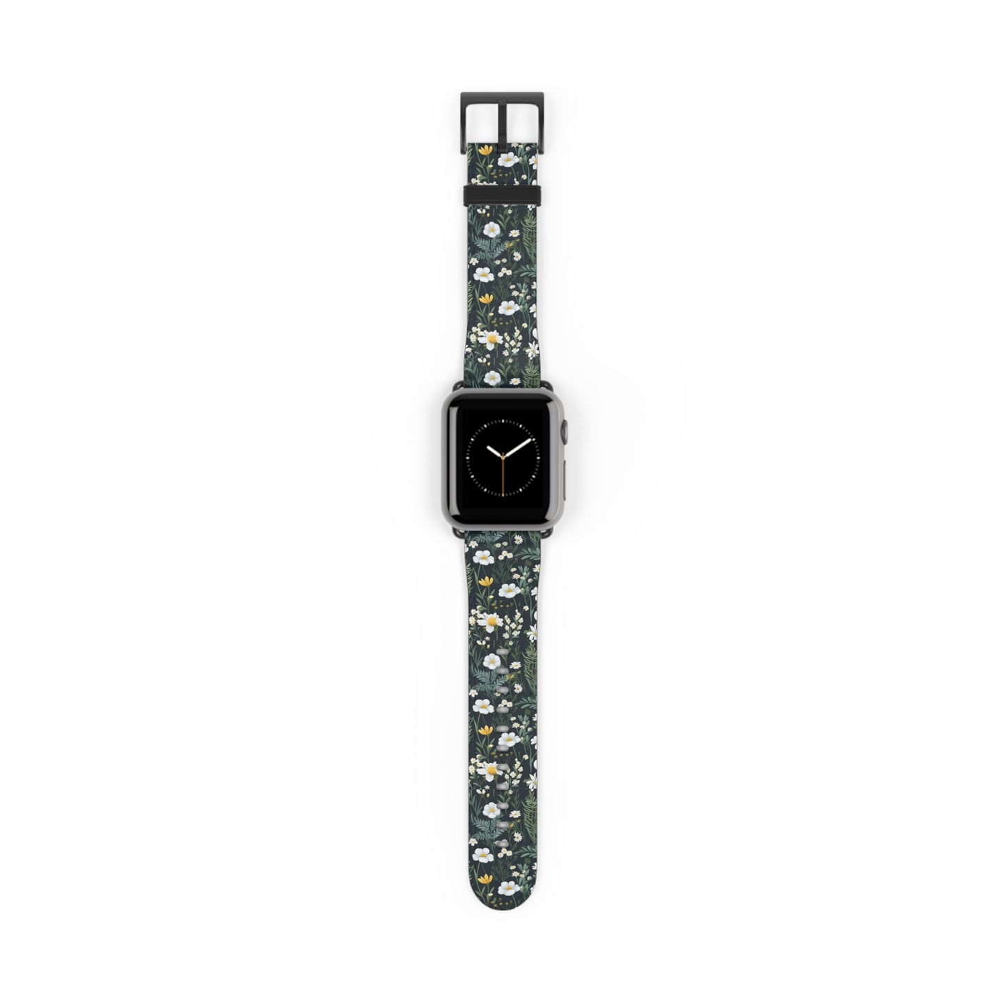 Daisy Delight Floral Print Watch Band - Stylish Accessory for Everyday Wear.