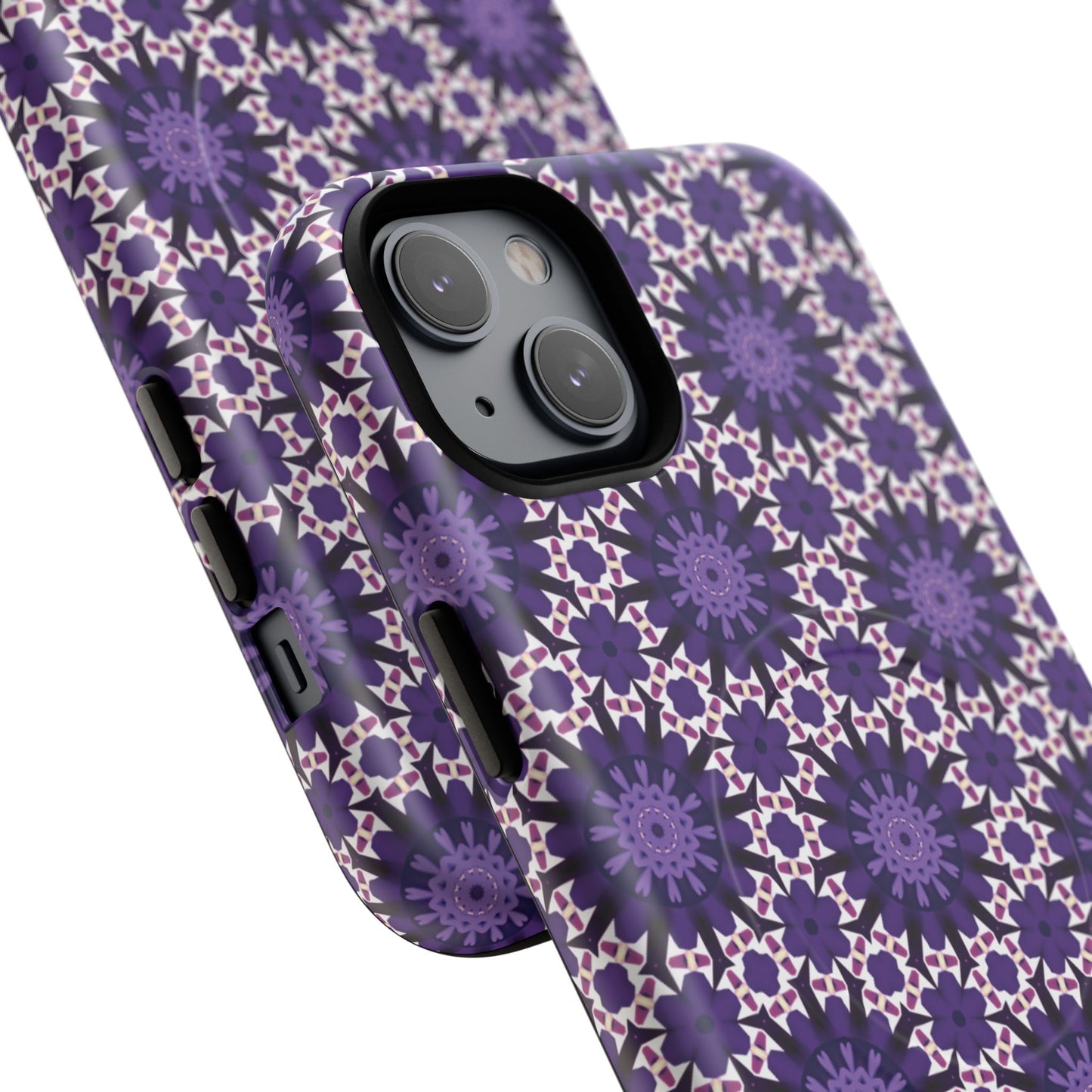 Twilight Petal Mirage Magnetic iPhone Cases, Unique Floral Designs, Tough Protection, Gift for Her, iPhone Accessories, Custom Cases