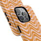 Stylish Tough Magnetic Case for Your iPhone - Trendy Wave Design, Durable Protector, Gift for Her, Cool Tech Accessory, Unique iPhone Cover, Magsafe iPhone Cover.