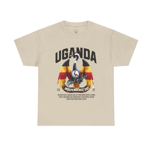 Uganda Independence Day Unisex Heavy Cotton Tee