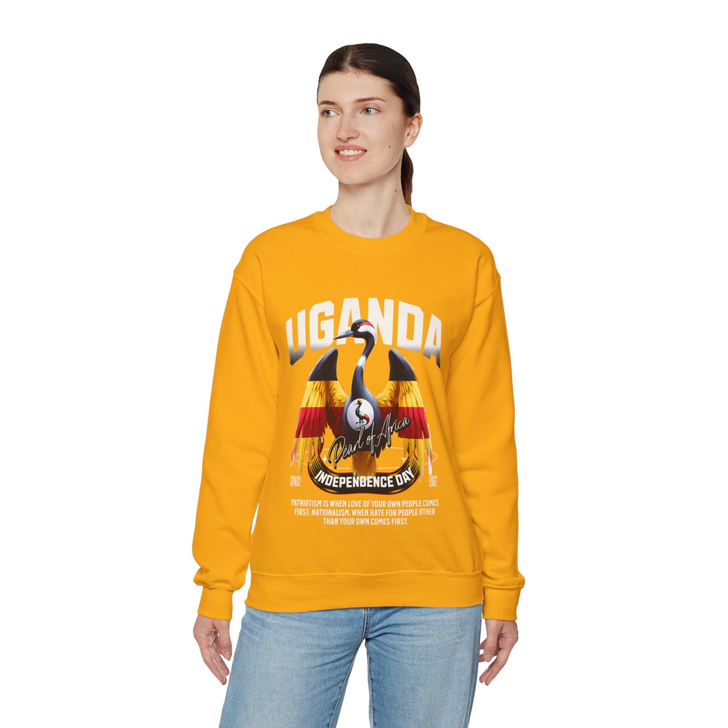 UGANDA Unisex Heavy Blend™ Crewneck Sweatshirt