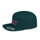 Pink Elohim Snapback Cap - Faith-Inspired Flat Bill Hat, Baseball Hat, Perfect for Gifts, Daily Wear, Spiritual Events