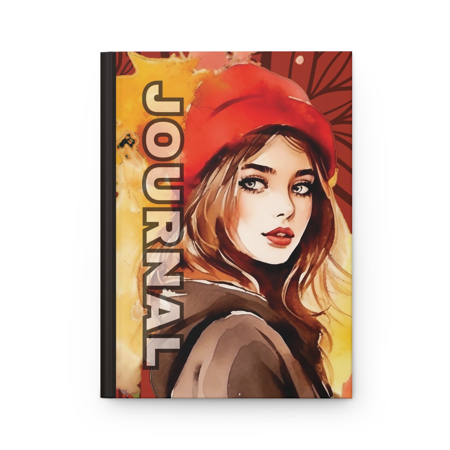 Artistic Hardcover Journal for Daily Insights, Fall-Themed Gifts, Inspirational Notebook, Sketchbook, Artistic Journal, Unique Gift Idea