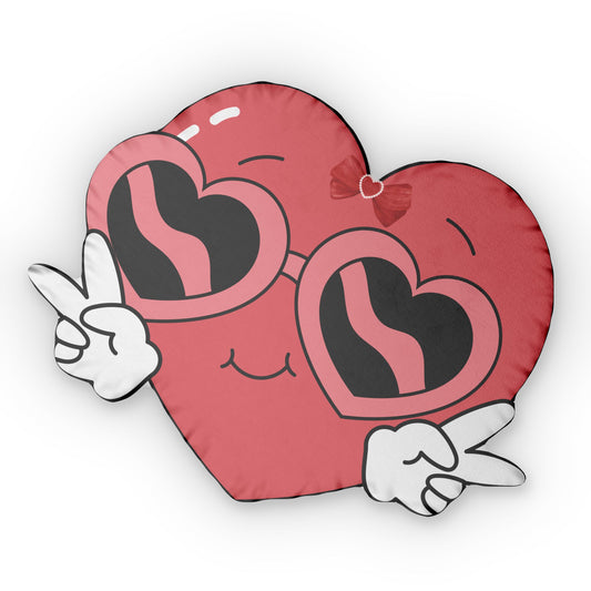 Custom HEART Shaped Pillows