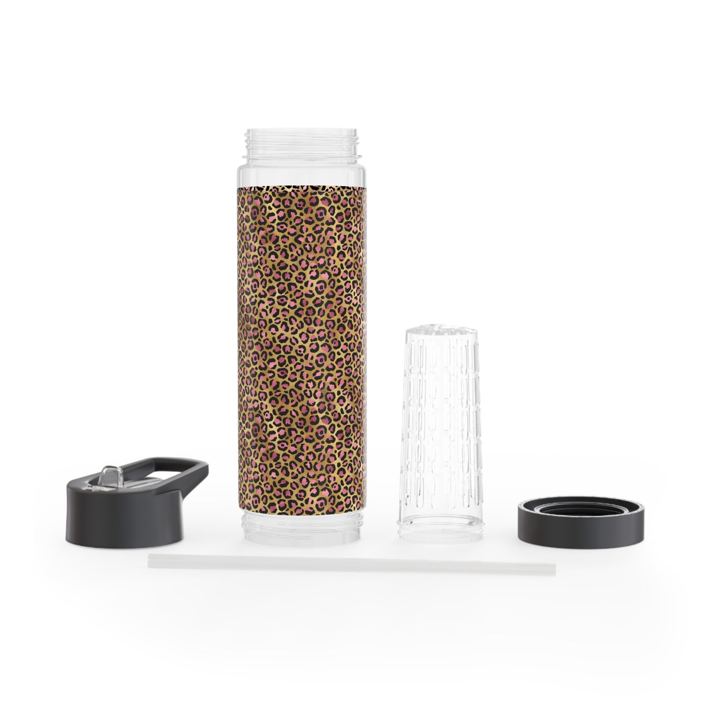 Leopard Luxe Infuser Water Bottle