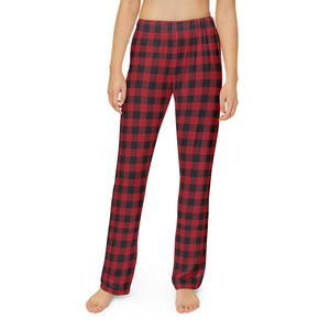 Red Plaid Perfection Kids Pajama Pants