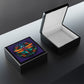 Stained Glass Dragonfly Jewelry Box — Floral Keepsake Box