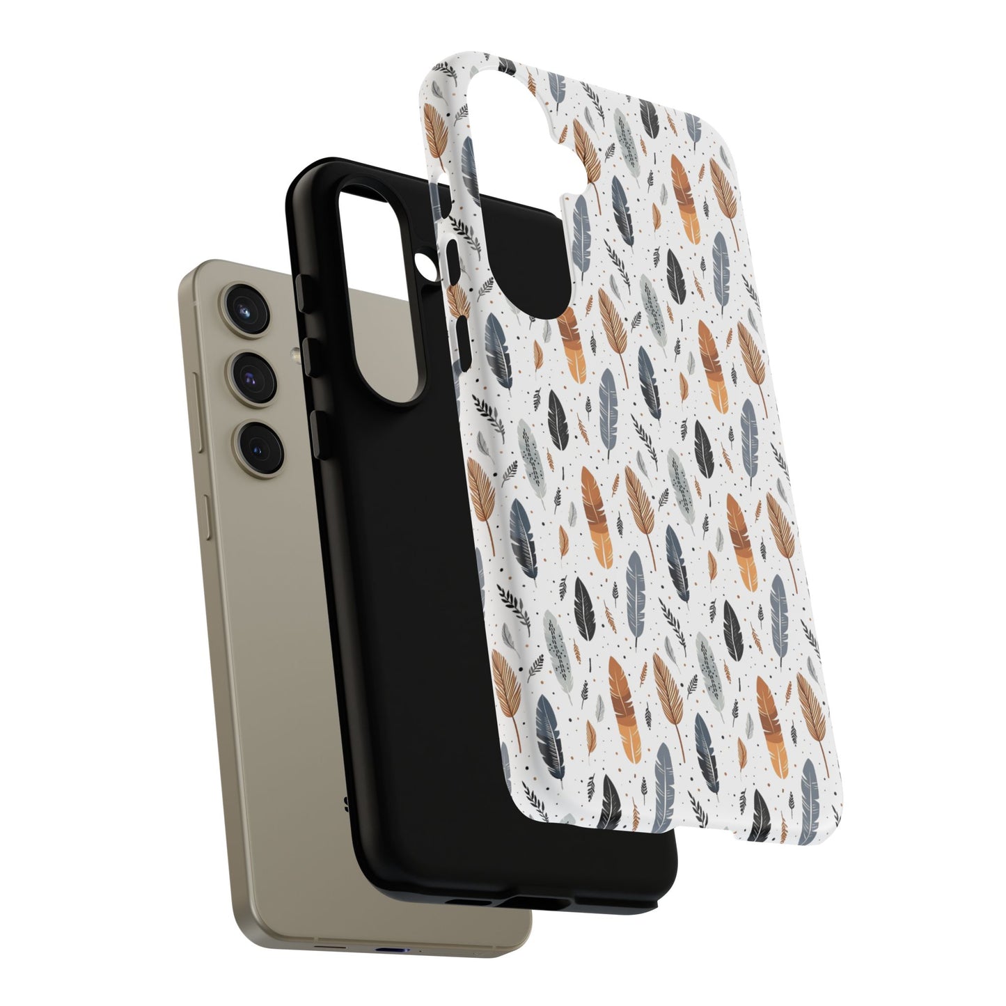 Whispering Feathers iPhone, Samsung and Google Tough Cases