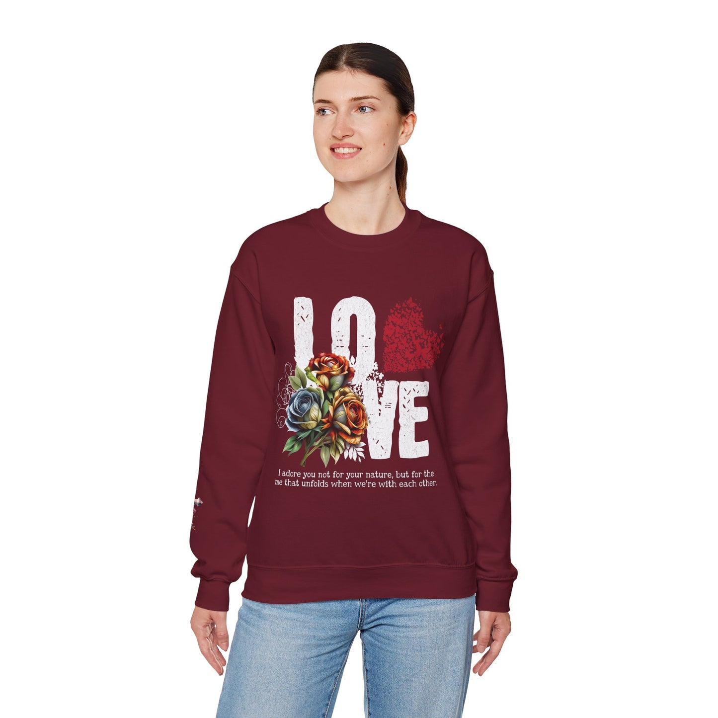 LOVE Always Unisex Heavy Blend™ Crewneck Sweatshirt.