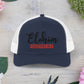 Embroidery 'ELOHIM, GENESIS 1:1' Faith Snapback Trucker Cap - Religious Hat, Stylish Accessory, Gift for Believers, Casual Wear, Outdoor Events, Faith-Based, Name of GOD.
