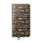 Book Stack Floral Flip iPhone and Samsung Phone Case — Vintage Library Wallet Cover.