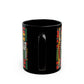 Tribal Harmony Black Mug - Unique Art Design for Home & Gifts