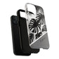 Personalized Monochrome Monstera Tropical Phone Case - Tough Magnetic MagSafe® Cases, Gifts for Nature Lovers, Stylish Phone Accessories, Gifts for Her.