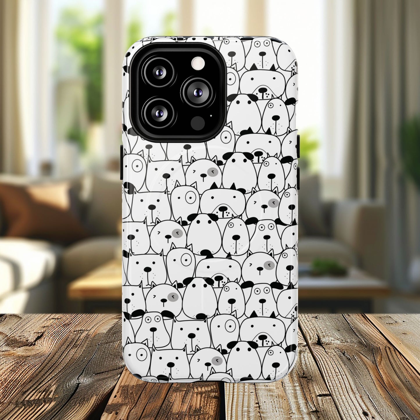 Cute Animal Pattern Phone Case, Tough Magnetic Cases for Pet Lovers, Gifts for Birthday, Holiday, Cute Accessories, Phone Covers