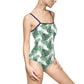 White Tropical Bliss Women's One-piece Swimsuit (AOP)