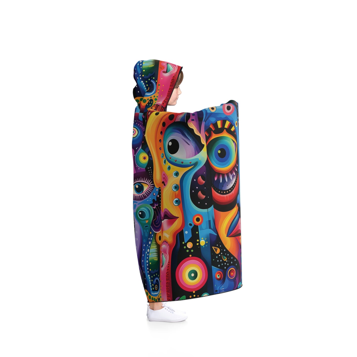 Psychedelic Visions Snuggle Hooded Blanket