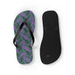 Purple Tropical Bliss Flip Flops