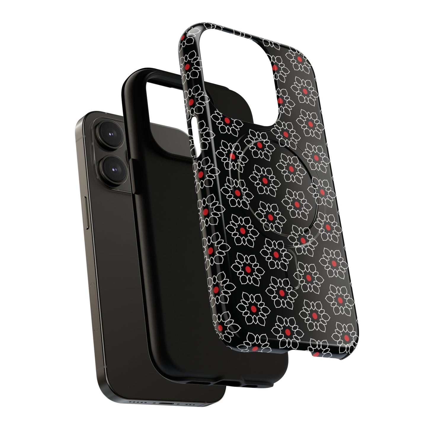 Floral Power Magnetic Tough iPhone Cover | Tough iPhone Cover, Floral Design, Custom iPhone Accessory, Gift for Her, iPhone Case
