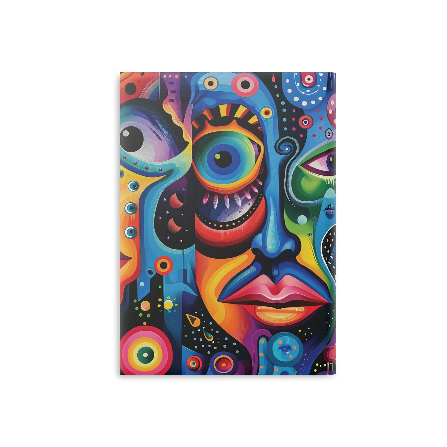 Psychedelic Visions Hardcover Notebook with Puffy Covers