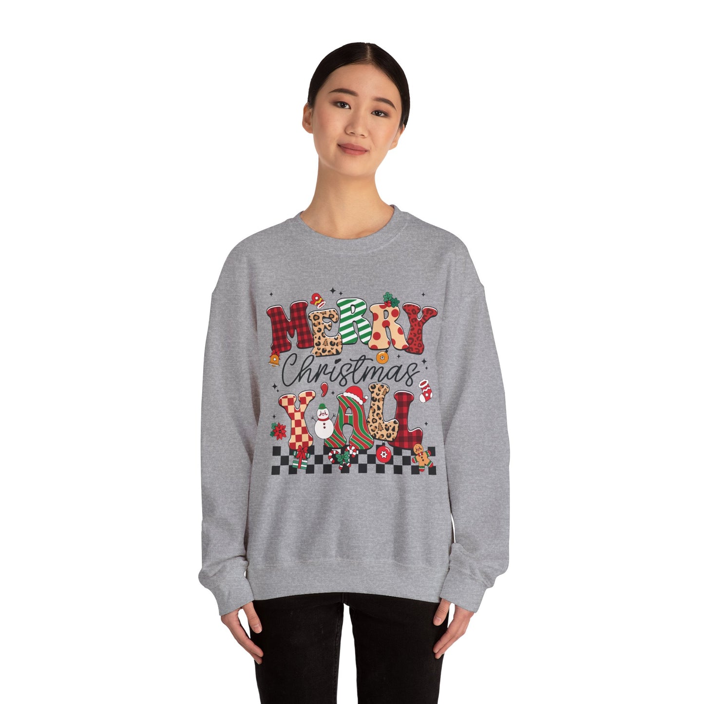 Merry Christmas Unisex Heavy Blend™ Crewneck Sweatshirt