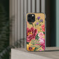Clear Floral Bible Verse Phone Case — "Let Your Light Shine" (Matthew 5:16) for iPhone and Samsung Cases.