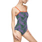 Purple Tropical Bliss Women's One-piece Swimsuit (AOP)