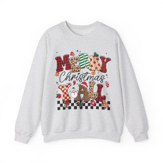 Merry Christmas Unisex Heavy Blend™ Crewneck Sweatshirt