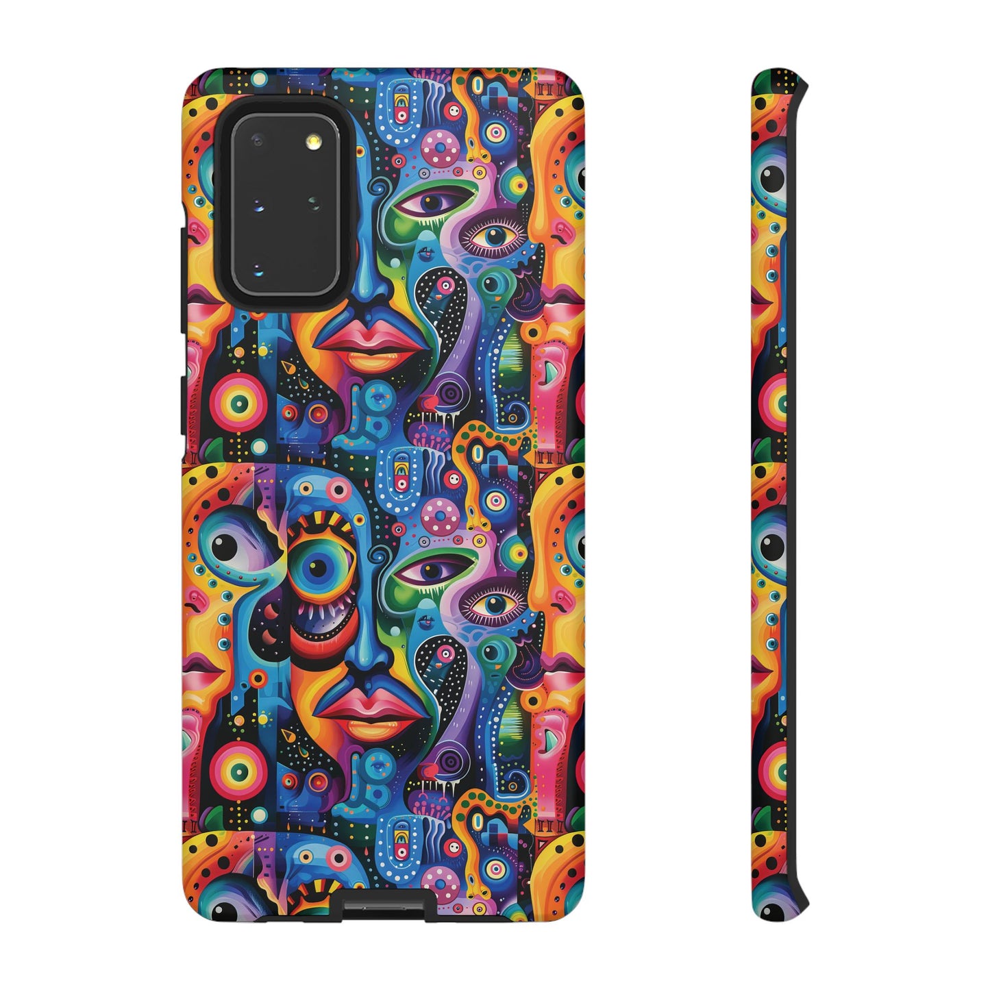 Psychedelic Visions Vibrant Samsung, iPhone and Google Pixel Phone Cases - Colorful Artistic Design