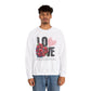 LOVE Always Unisex Heavy Gildan Blend™ Crewneck Sweatshirt.