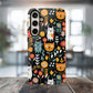 Whimsical Feline Garden iPhone, Samsung or Google Pixel Tough Cases