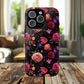 Starry Rose Garden Tough Magnetic Phone Case, Stylish Phone Cover, Gift for Her, Elegant Floral Design, Durable Phone Accessories