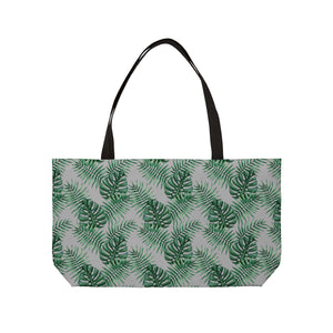 Tropical Bliss Grey Weekender Tote Bag