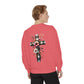 Faith and Floral Cross Unisex Garment-Dyed Sweatshirt