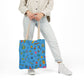 Personalized Classroom Couture Composition Book Inspired Canvas Tote Bag with Colorful Straps, Cute School Bag, Eco-Friendly Tote, Back to School Shopping Bag, Teacher Gift Idea