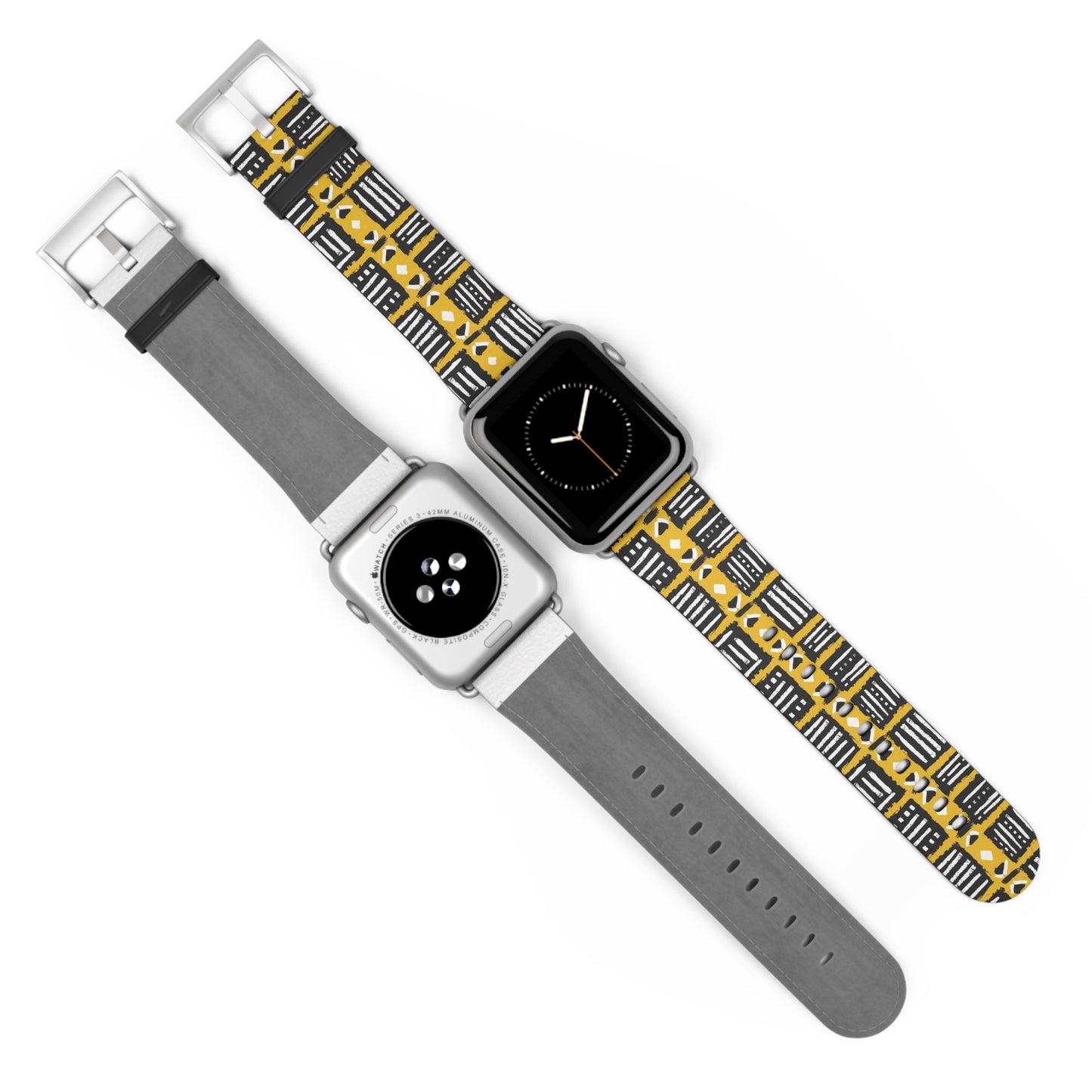 Tribal Vibes Stylish Abstract Print Watch Band - Unique Accessory for Fashion Lovers.