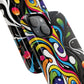 Vibrant Yin Yang Pop Splash Tough Magnetic iPhone Cases, Bold Artwork, Customizable Protection, Gift for Tech Lovers, Colorful iPhone Accessories