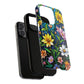 Flower Garden Stained Glass Phone Case, Tough Magnetic Cases, Floral Phone Cover, Durable Phone Accessories, Spring Gift, Birthday Present
