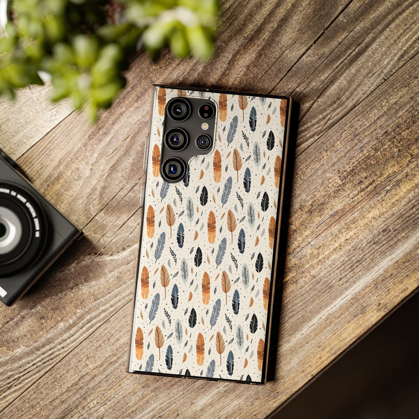 Whispering Feathers Soft iPhone, Google and Samsung Cases